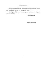 Luận văn Thạc sĩ Quản lý công: Bồi dưỡng công chức các cơ quan chuyên môn thuộc Ủy ban nhân dân huyện Thanh Oai