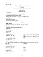 Giáo án Tổng hợp các môn học lớp 1 năm 2008 - 2009 - Tuần dạy 16