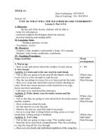 Giáo án tuần 31 - GVCN: Lê Thị Lan Anh