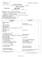 Giáo án Học vần lớp 1 - Học kỳ II - Bùi Thị Thanh Tuyền - Trường Tiểu học “C” Thạnh Mỹ Tây