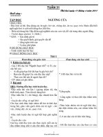 Bài soạn các môn học lớp 1 - Tuần 31 (buổi sáng)