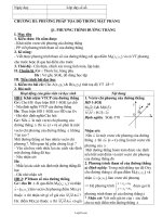 Giáo án Hình học 10 tiết 28 đến 33