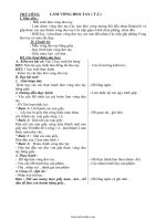 Giáo án Thủ công - Tuần 29 - Bài: Làm vòng đeo tay (tiết 2)