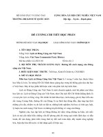 Lịch sử Đảng Cộng sản Việt Nam - Đề cương chi tiết học phần NEU 2019