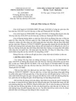 Về Hướng dẫn thực hiện cụ thể một số nhiệm vụ chuyên môn Giáo dục Tiểu học năm học 2018-2019