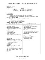 Giáo án Mĩ thuật - Trường tiểu học Quảng Kim - Bài 10: Vẽ quả (quả dạng tròn)