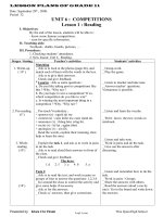 Bài soạn môn học Tiếng Anh lớp 11 - Period 32 đến period 36