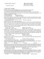 Đề ôn tập tại nhà khối 12