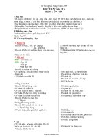 Giáo án Lớp 1 - Tuần 21