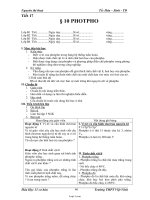 Giáo án môn Hóa học 11 - Tiết 17 đến tiết 35