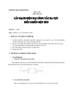 Nội dung trọng tâm môn Công Nghệ - khối 6, 7, 8, 9