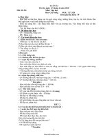 Giáo án Lớp 1 - Tuần 33