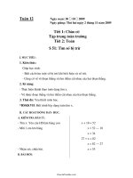 Bài soạn các môn lớp 2 - Tuần 12