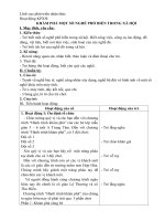 Giáo án Lĩnh vực phát triển nhận thức Hoạt động KPXH: Khám phá một số nghề phổ biến trong xã hội – Trẻ 5 – 6 tuổi