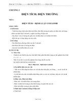 Giáo án Vật lý lớp 11 (trọn bộ)