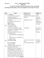 Bài soạn môn học Tiếng Anh 11 - Unit 7: World population - E: Writing