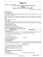 Bài soạn môn học khối lớp 5 - Tuần 16