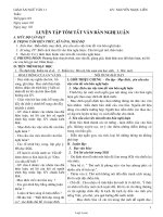 Bài soạn Ngữ văn 11 tiết 119: Luyện tập tóm tắt văn bản nghị luận