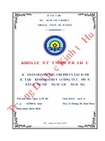 Luận văn kinh tế Kế toán doanh thu, chi phí và xác định kết quả kinh doanh của công ty cổ phần xây dựng thương mại Hương Đồng