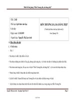 Thiết kế bài giảng “hồn trương ba, da hàng thịt”