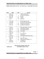 Giáo án các môn học lớp 1 - Tuần lễ 7 - Nguyễn Thị Thùy