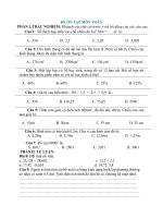 Đề kiểm tra toán lớp 5 đề 1