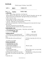 Bài soạn các môn học khối 1 - Trường Tiểu học Nậm Mười - Tuần 28