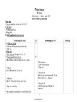 Giáo án Toán 1 - Tuần 1 đến tuần 23