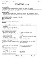 Giáo án Luyện từ và câu lớp 4 - Trường Tiểu học Long Hậu 3