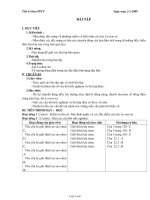 Giáo án giảng dạy bộ môn Vật lý 11 - Tiết 43: Bài tập