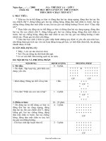Bài soạn môn Thể dục lớp 1 - Tiết 16: Thể dục rèn luyện tư thế cơ bản trò chơi “chạy tiếp sức”