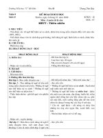 Giáo án Luyện từ và câu lớp 5 - Tiết 17: Mở rộng vốn từ Thiên nhiên - Trương Tiến Đạt - Trường Tiểu học 