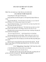 NỘI DUNG ÔN TẬP CÁC MÔN KHỐI 8