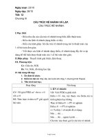 Giáo án môn Tin học 11 - Cấu trúc rẽ nhánh