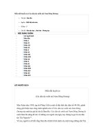 HÌNH THÁI CỦA MỘT SỐ VIRUT