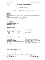 Giáo án Khối 3 - Tuần 2