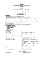 Giáo án lớp 2A- Tuần 7