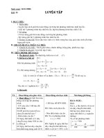 Giáo án Đại số cơ bản 10 tiết 25: Luyện tập