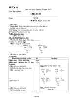 Giáo án các môn học lớp 4 - Tuần dạy 16 năm 2012