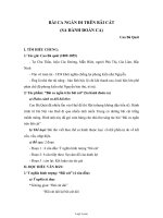 Giáo án Ngữ văn lớp 11: Bài ca ngắn đi trên bãi cát (Sa hành đoản ca) Cao Bá Quát