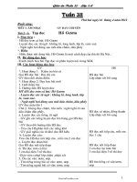 Giáo án dạy học các môn khối lớp 1 - Trường Tiếu học Quảng Trung - Tuần 32