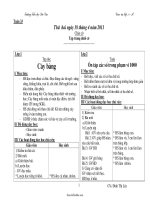 Giao án lớp 1 + 2 - Trường Tiểu học Đèo Gia - Tuần 33