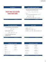 phép tính tích phân