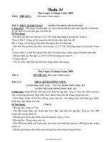 Bài soạn lớp 1 - Tuần 31 năm 2009