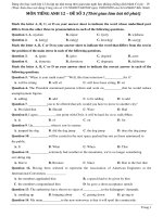 đề ôn tập tại nhà môn tiếng anh lớp 12 trong thời gian