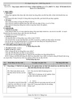 Giáo án Vật lý lớp 11 - Trường THPT Tăng Bạt Hổ - Tiết 42, 43: Thực hành: khảo sát đặc tính chỉnh lưu của điốt và đặc tính khuếch đại của tranzito