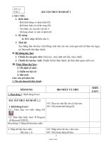 Giáo án môn Tin học 11 - Bài tập thực hành số 1