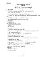 Giáo án lớp 1 - Tuần 26 (tiết 2)