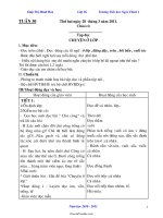 Kế hoạch giảng dạy môn học khối lớp 1 - Tuần 29 - Trường Tiểu học Ngọc Thiện 1