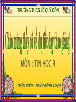 Bai 11-Them hinh anh vao trang chieu - Website Trường THCS Lê Quý Đôn - Đại Lộc - Quảng Nam
